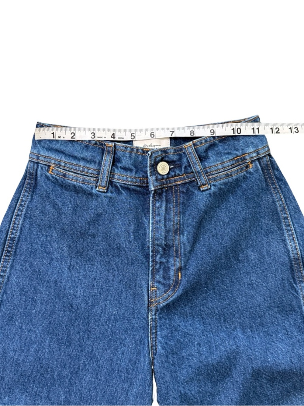 Reformation Austin Ultra High Rise Wide Leg Jeans Kacey Musgraves Elwood Size 23 - Picture 13 of 16